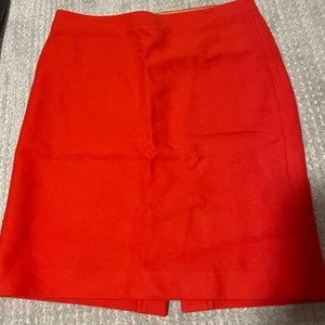 J Crew “the pencil skirt” - lined, wool/viscose blend.  Size 10